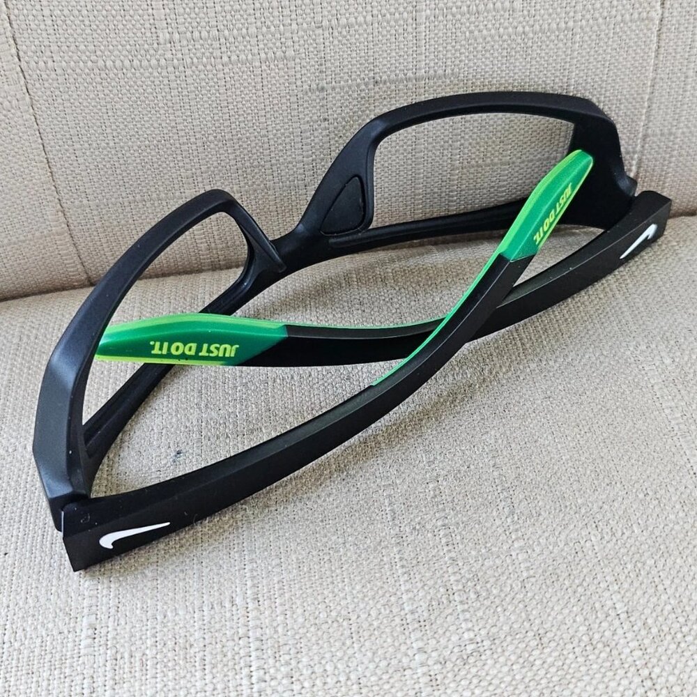 Nike Men Eyeglasses Frame BRAZEN Shadow CT8228 59[]16 130 Glasses Made Italy - Picture 7 of 13